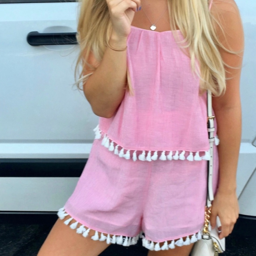 Lush Pink Romper